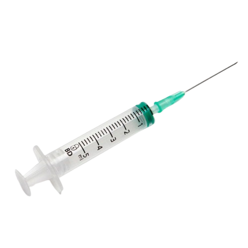 Injectiespuiten + naalden per 10 stuks
